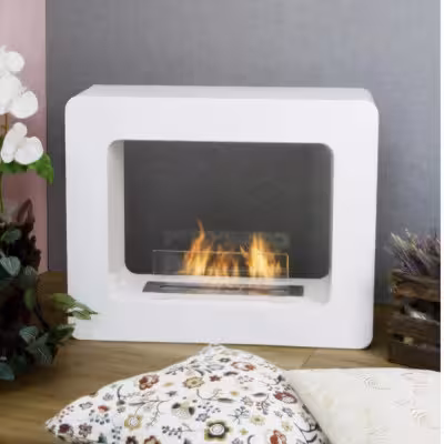3.0 kW cheminée électrique blanche Tikal 00134 Gmr Trading - 2 - Cheminées et poêles