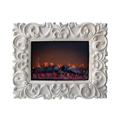 1400/1800W shabby-style electric fireplace - CHIC 00179 Kasco - 1