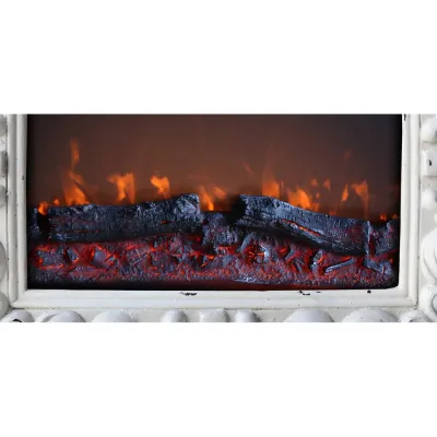1400/1800W shabby-style electric fireplace - CHIC 00179 Kasco - 3