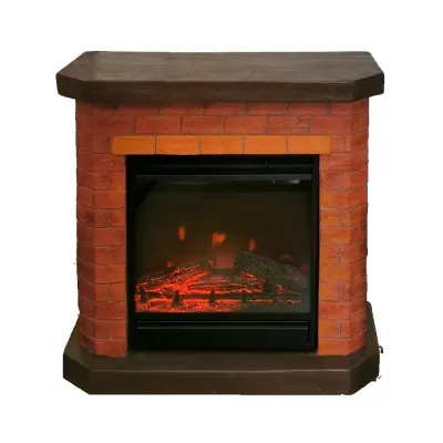 1400/1800W brick-style electric fireplace - BRICCHETTO 00193 Kasco - 1