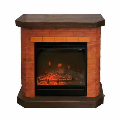 1400 1800W cheminée électrique style briques Bricchetto 00193 Gmr - 1 - Cheminées et poêles