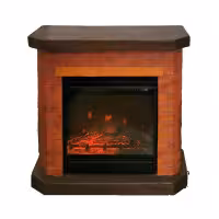Elektrische haard 1400 1800W Brick Style Bricchetto 00193 Gmr Trading - 1 - Haarden & Kachels