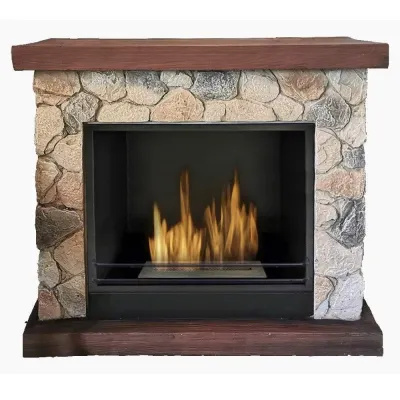 2.5 kW/h Stone-style bio fireplace - SASSO 00261 Gmr Trading - 1