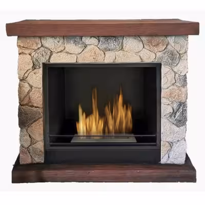 2.5 kW Biocamino Bioetanolo Stile Pietra Sasso 00261 Gmr Trading - 1 - Caminetti e stufe