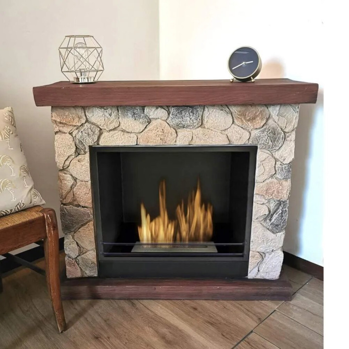 Bioethanol haard 2.5 kW Stone Style Sasso 00261 Gmr Trading - 2 - Haarden & Kachels