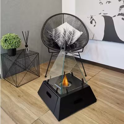 Chimenea bioetanol piramidal 3.1 kW Las Vegas Jr 00306 Gmr Trading - 2 - Chimeneas y estufas