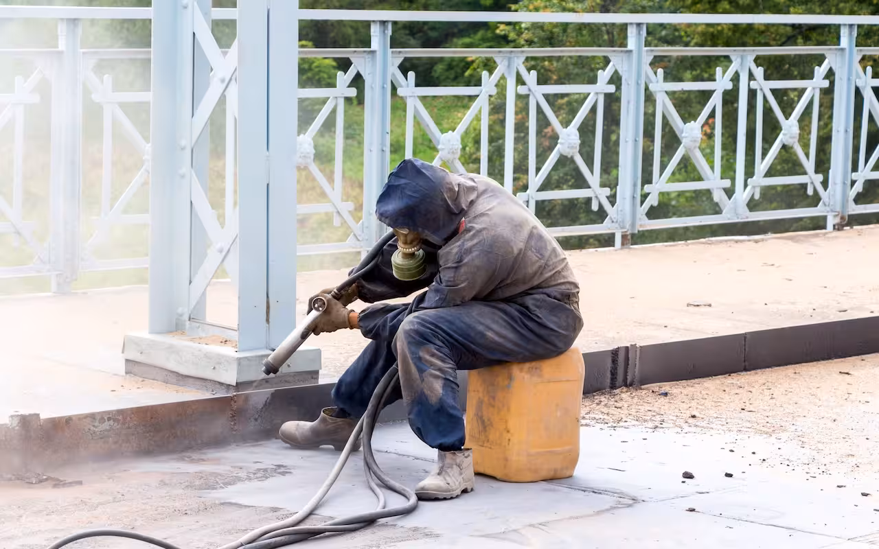 Sandblasting Preparation for Household Elements